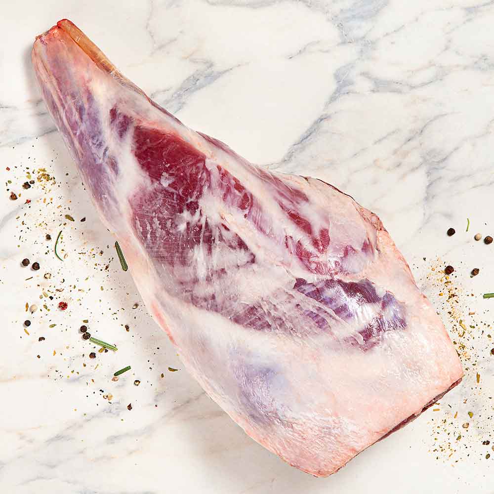 Pernil de Cordeiro Assado com Crosta de Ervas