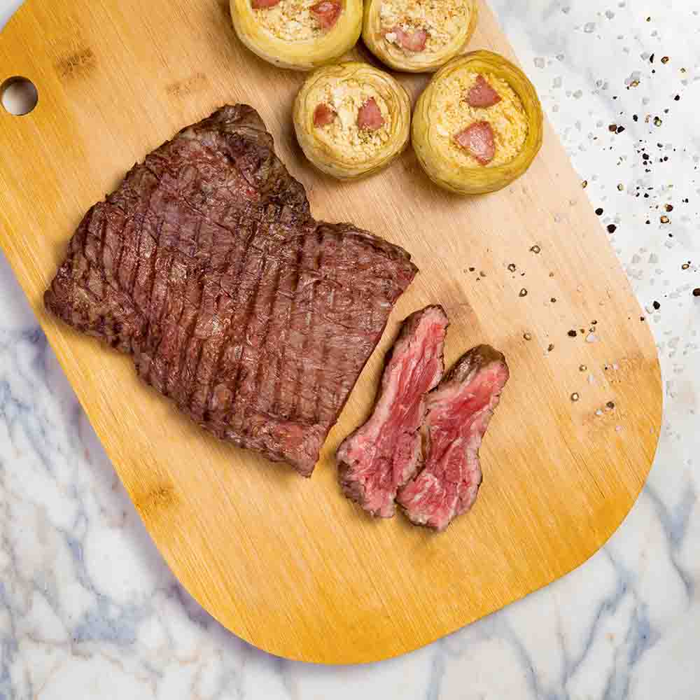 Receita de Ribeye Cap com Fundo de Alcachofra Recheado
