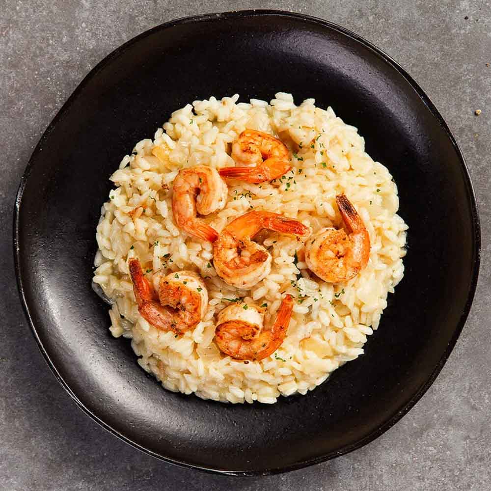 Risoto de Camarão e Sálvia