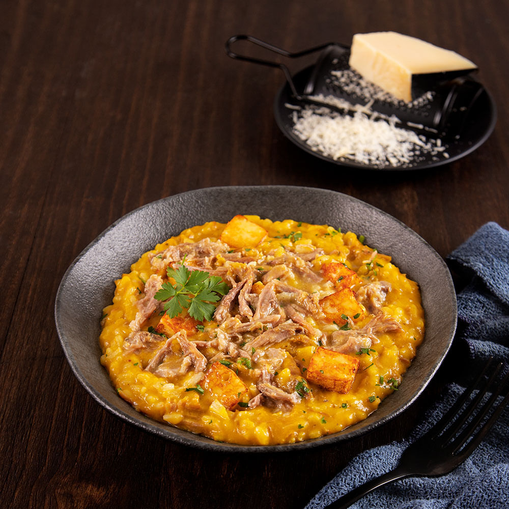 Risoto de Cupim com Abóbora