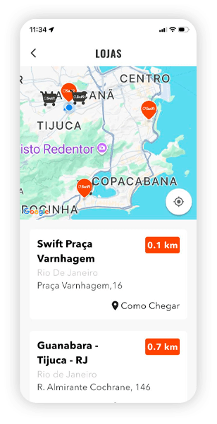 Encontre a Loja mais próxima