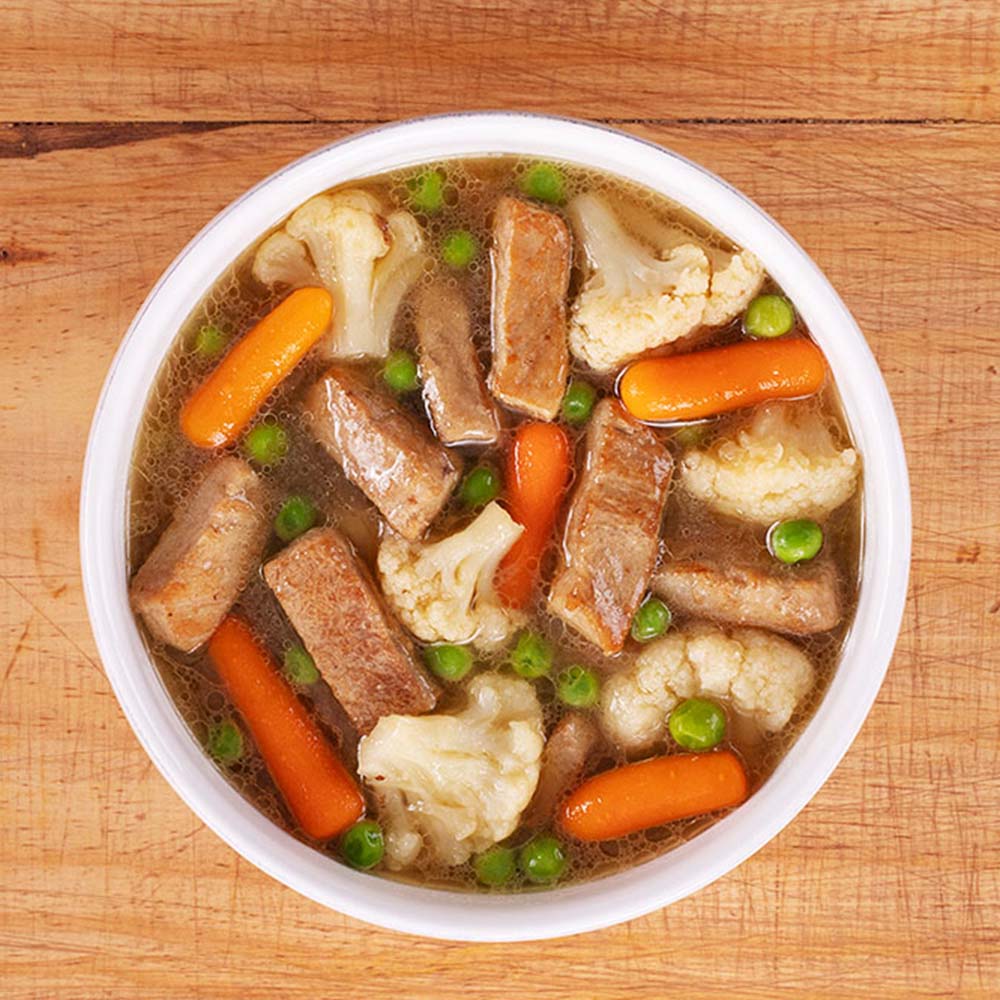 Sopa de Pernil com Legumes e Gengibre