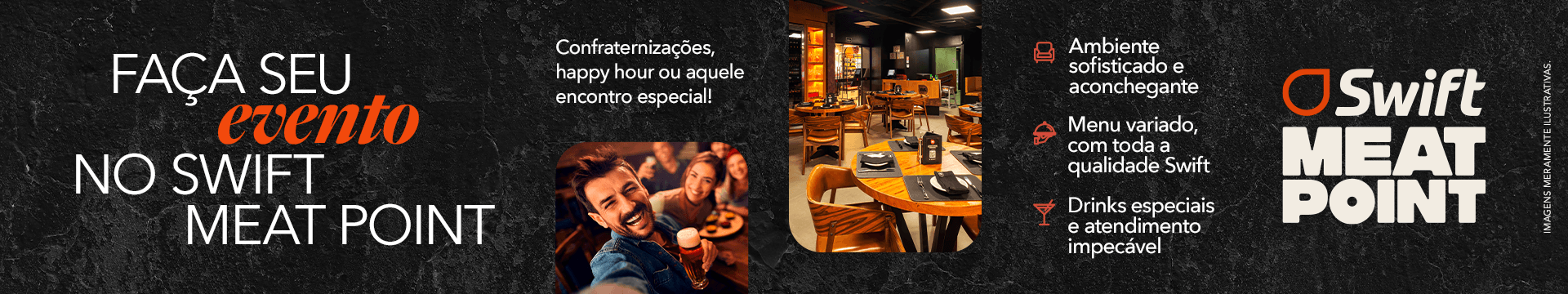 Faça seu evento no Swift Meatpoint