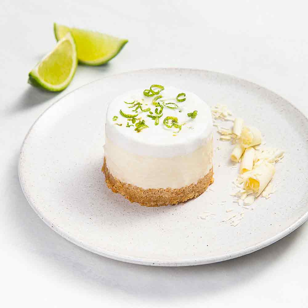 Mini Torta de Limão com Raspas de Chocolate Branco