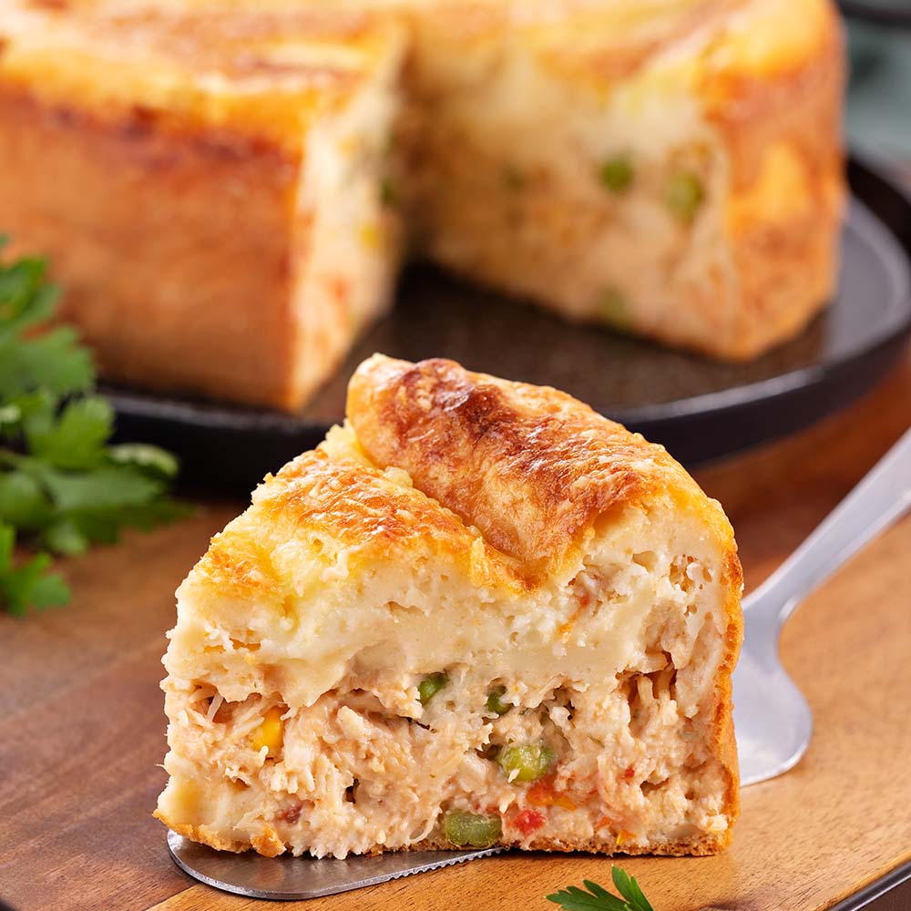 Torta de Frango Cremosa