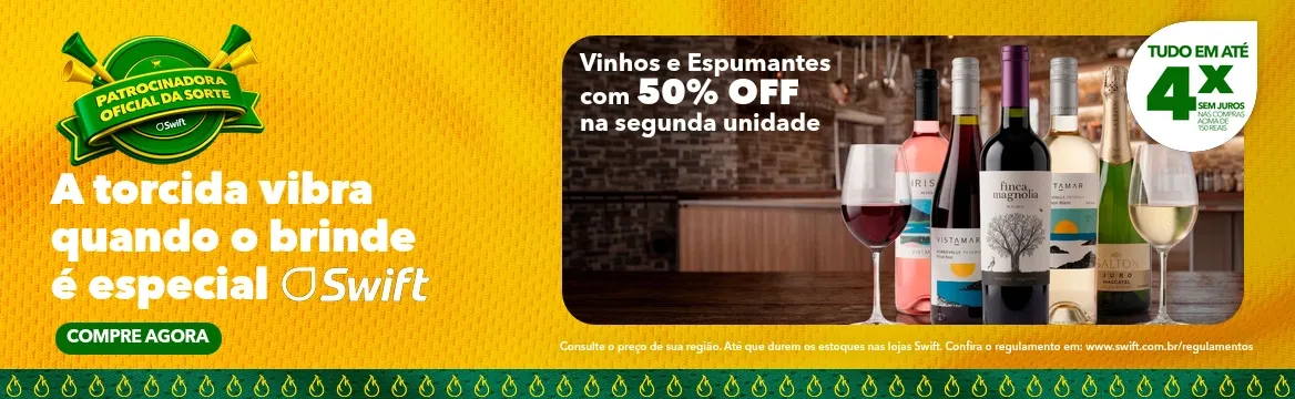 Vinhos e Espumantes Sorte Brasil Swift